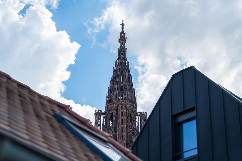 Le Carre D Or Appartement Terrasse Vue Cathedrale Strasburg Zewnętrze zdjęcie